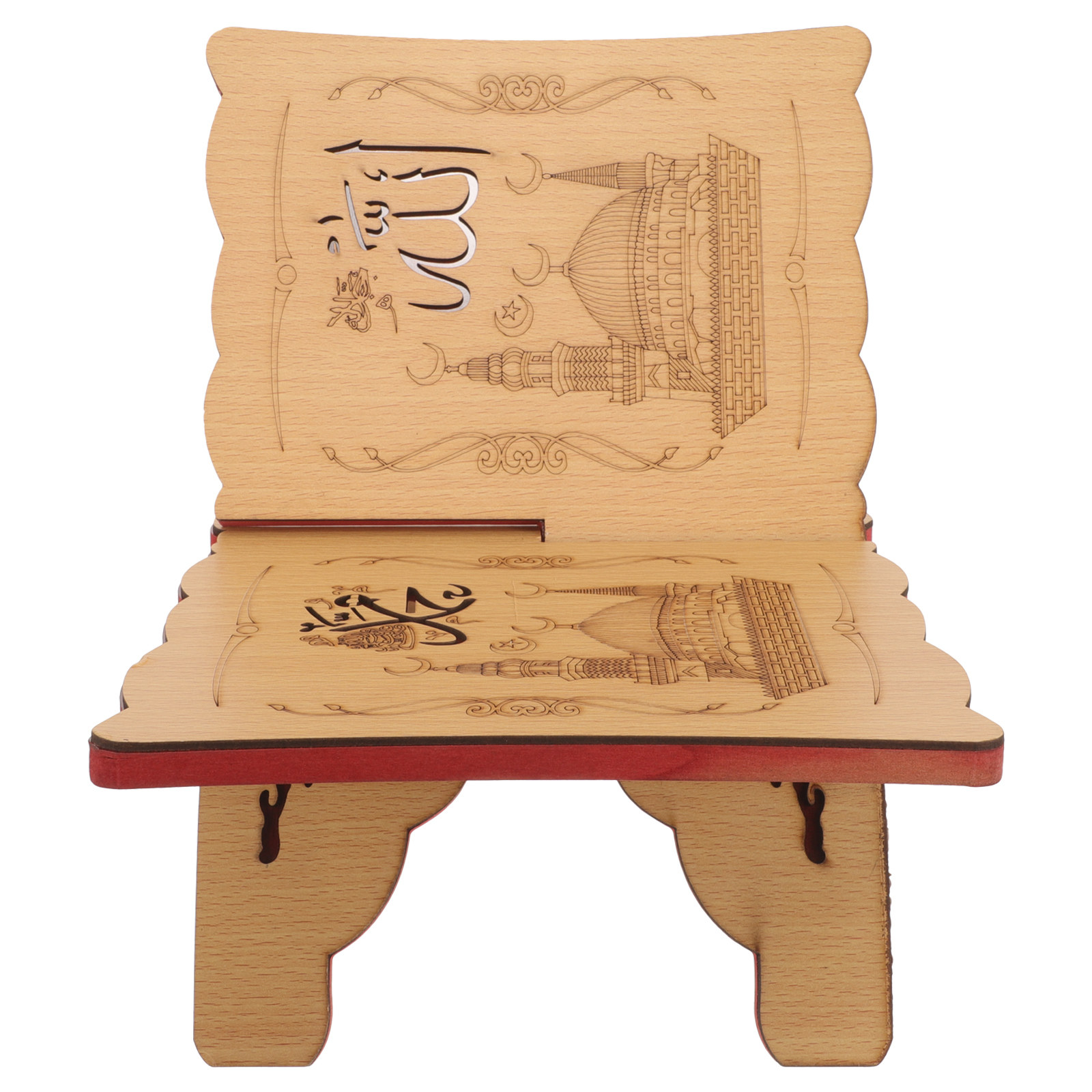 Magazine Holder Rack - Wooden Quran Holder Reading Stand Multifunctional