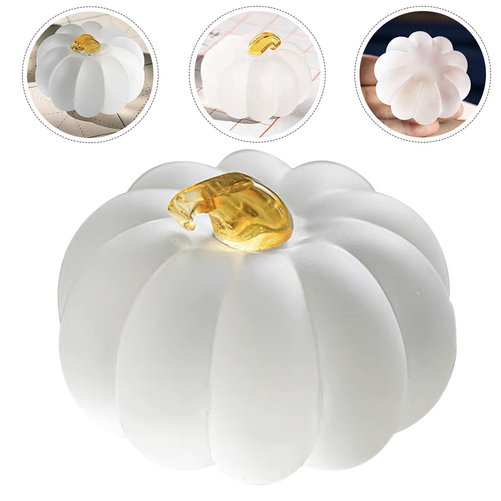 Paper Weight Crystal - Chinese Calligraphy Paperweight Crystal Glass Pumpkin