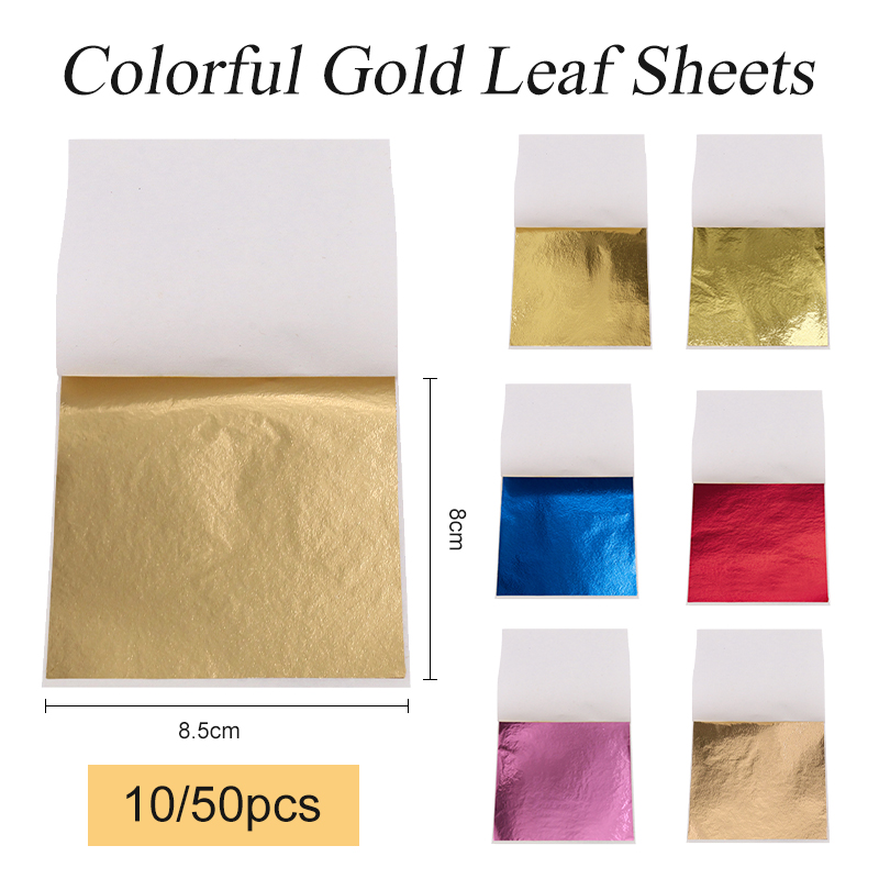 Ink Blotter Paper - 8x8.5cm Taiwan Imitation Gold Leaf Sheets