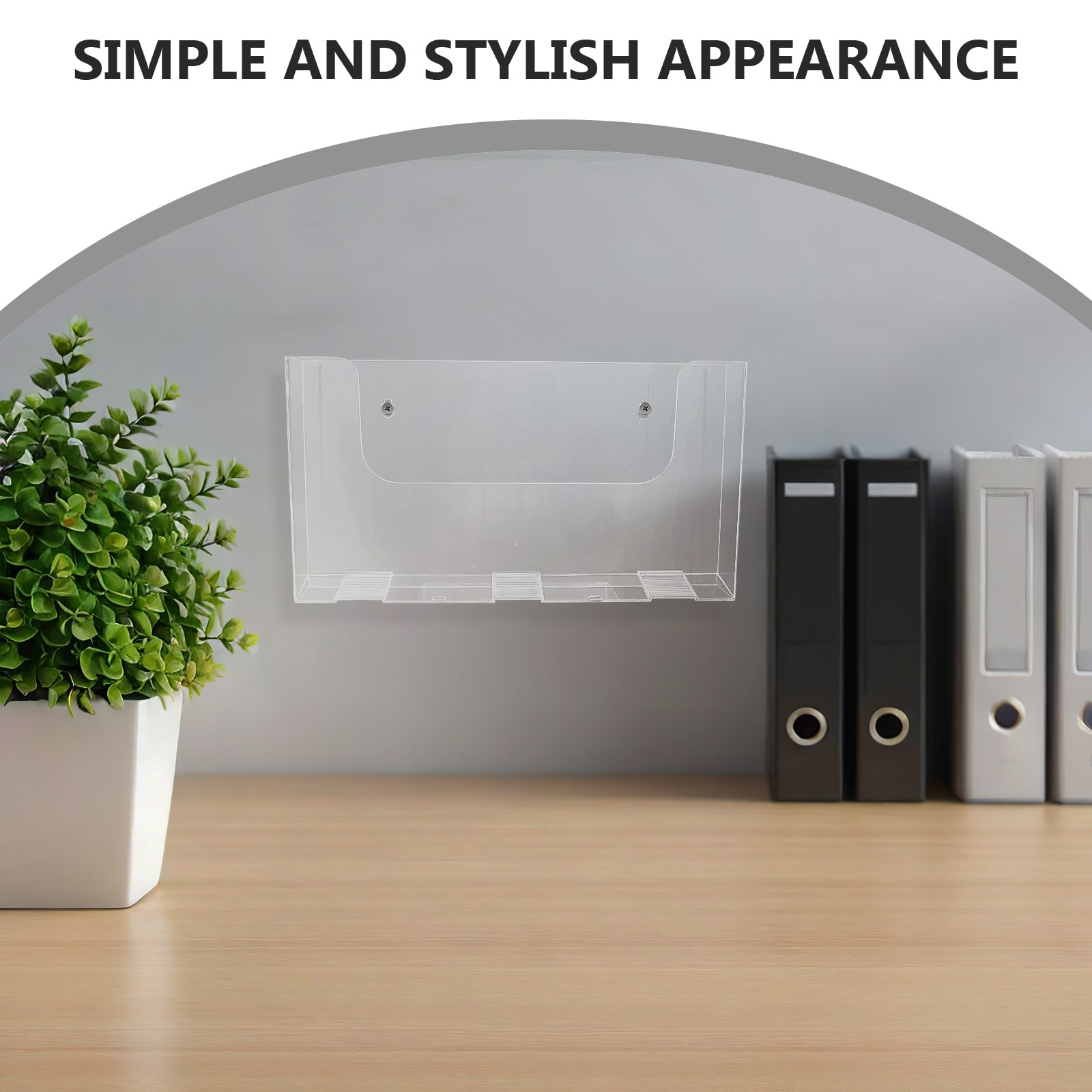 Acrylic Wall File Holder 2 Pac - Magazine Holder Rack review and price