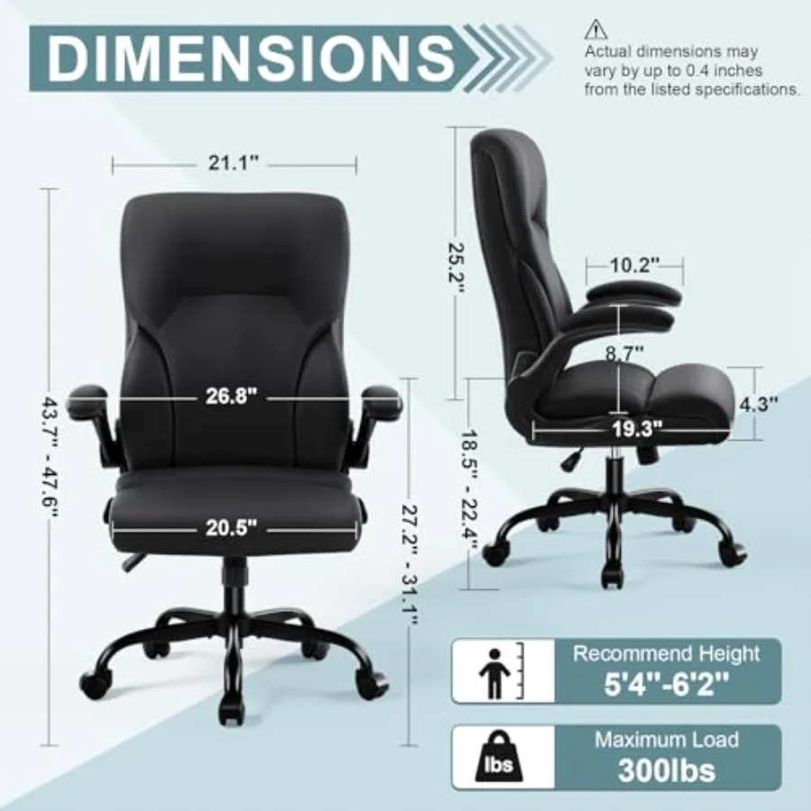 Executive Office Chair, High B - Leather Desk Pad review and price