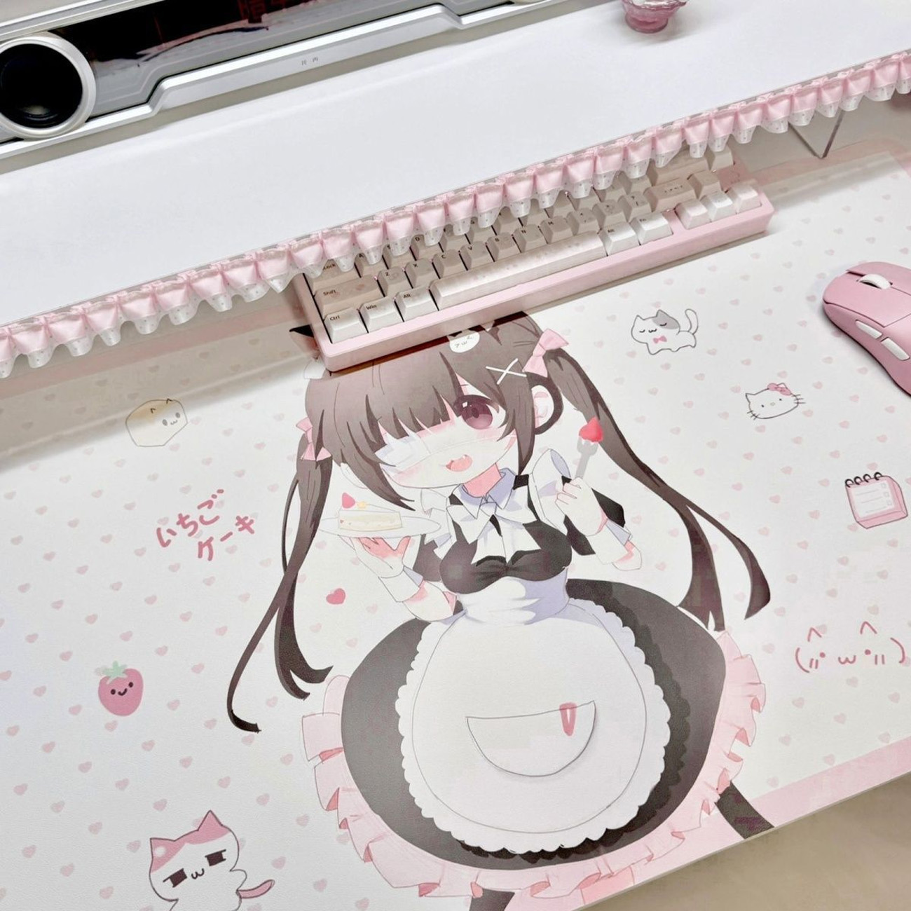 Cute Anime Maid Girl PU Leathe - Leather Desk Pad review and price
