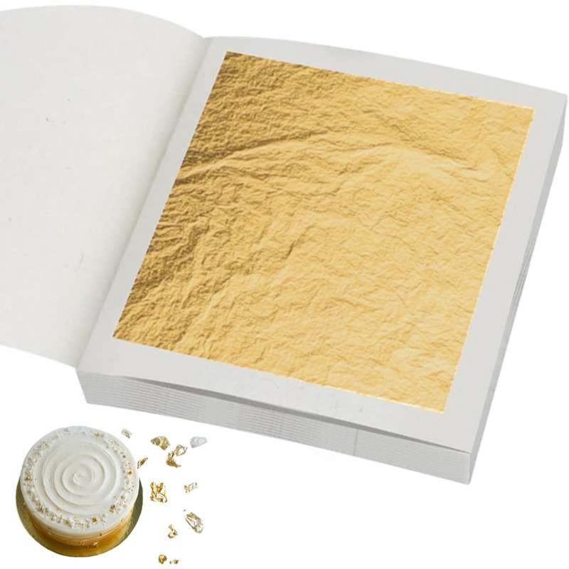 Real 24K Gold Leaf Sheets in 3 - Ink Blotter Paper review and price