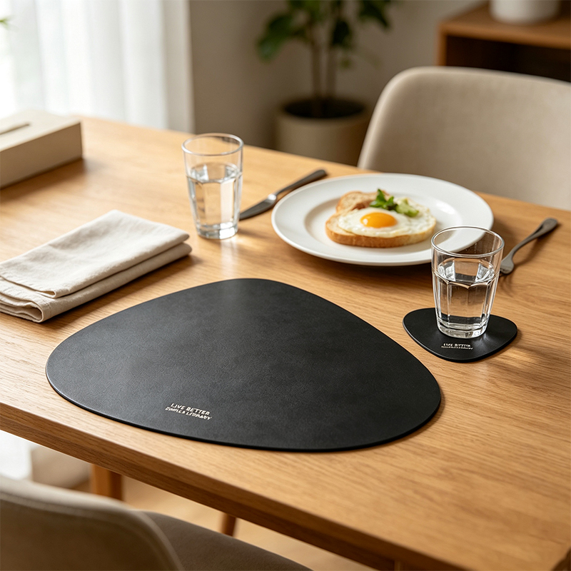 2/4/8/12pcs Teardrop Leather P - Leather Desk Pad review and price