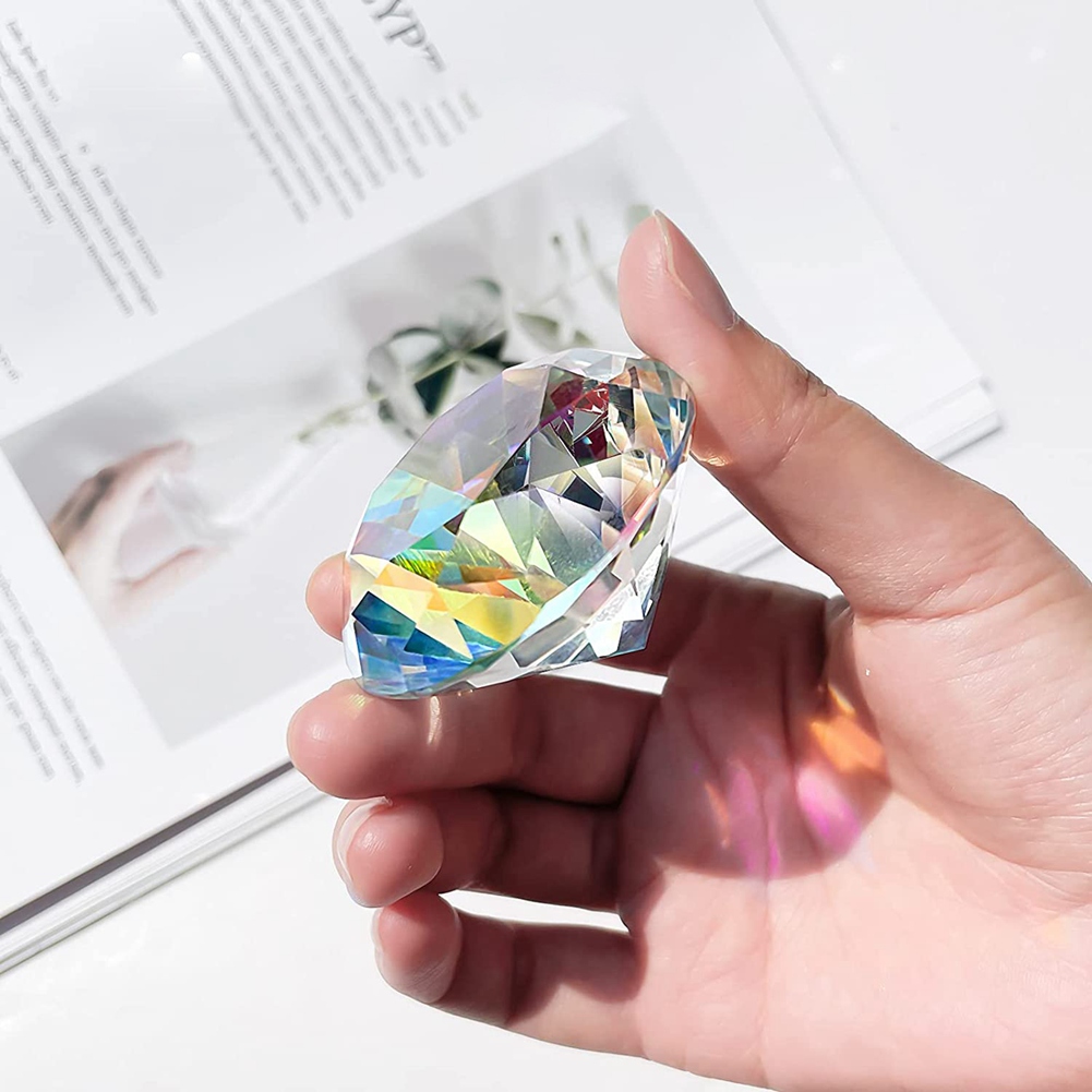 AB46-2PCS 50 Mm/ 2 Inch AB Col - Paper Weight Crystal review and price