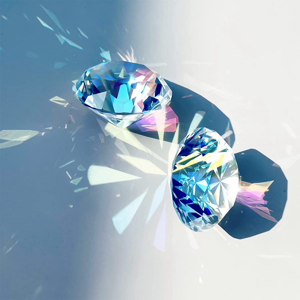 AB46-2PCS 50 Mm/ 2 Inch AB Col - Paper Weight Crystal review and price