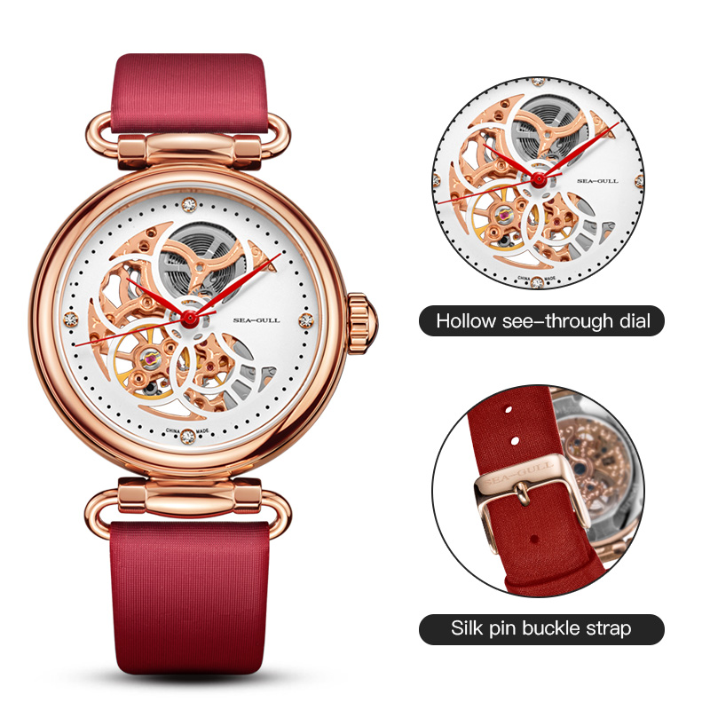 Seagull Openwork Dial Mechanic - Paper Weight Crystal review and price