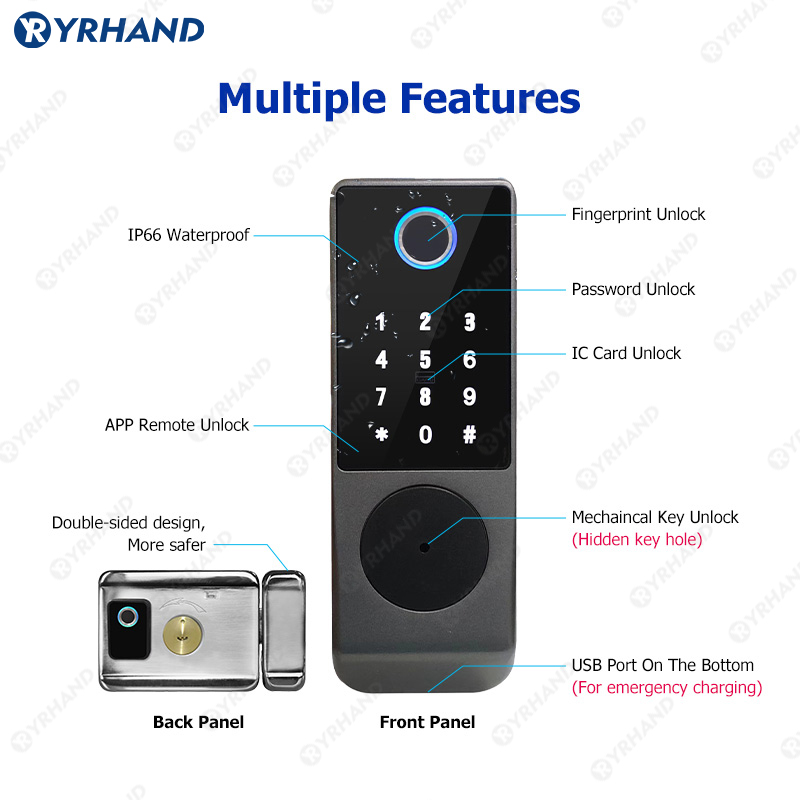 Tuya Smart lock Waterproof Wif - Letter Opener Brass review and price