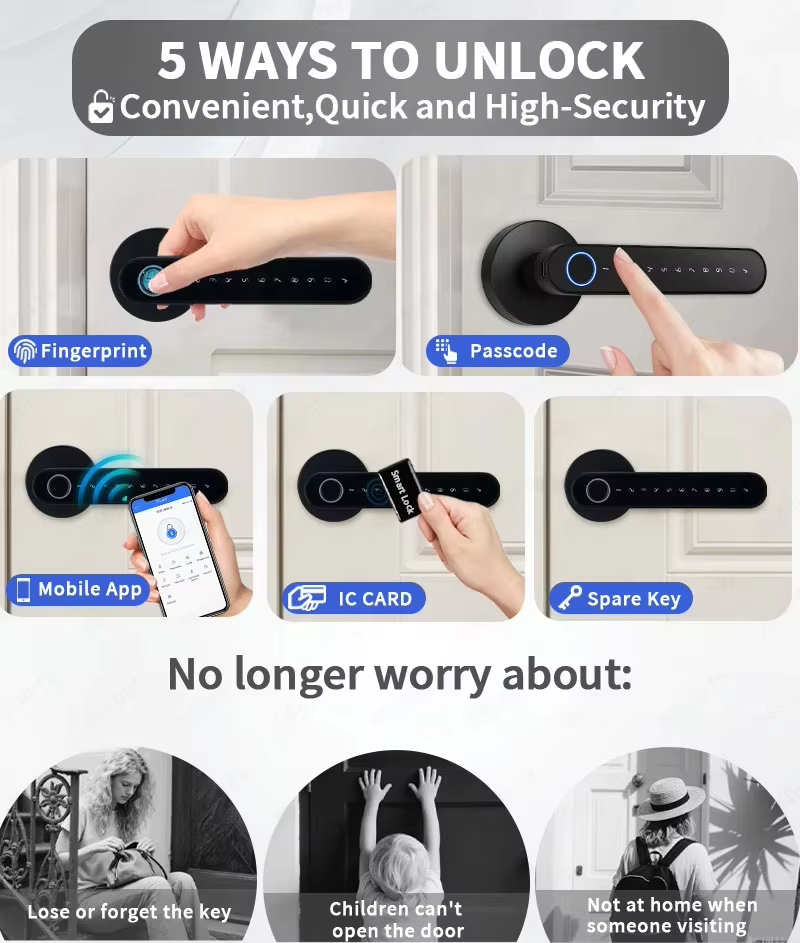 TTLock Smart Digital Door Lock - Letter Opener Brass review and price
