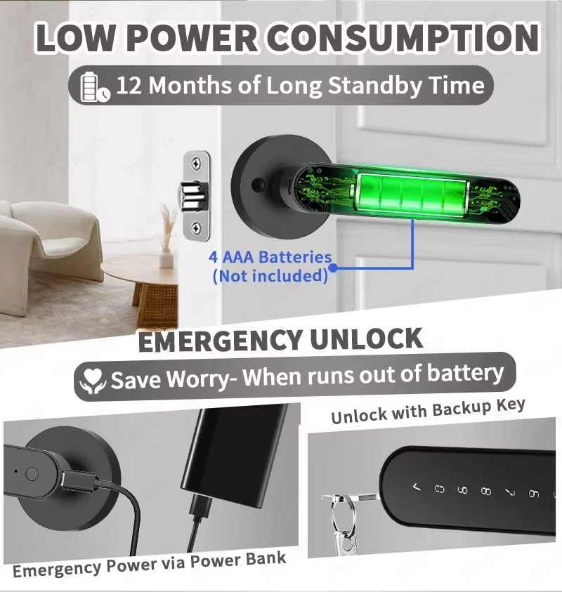 TTLock Smart Digital Door Lock - Letter Opener Brass review and price